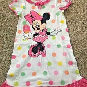 Disney Store- Minnie Mouse Nightgown, EUC 7/8